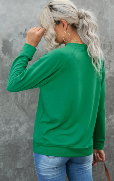 Get your Green on Graphic Sweatshirt