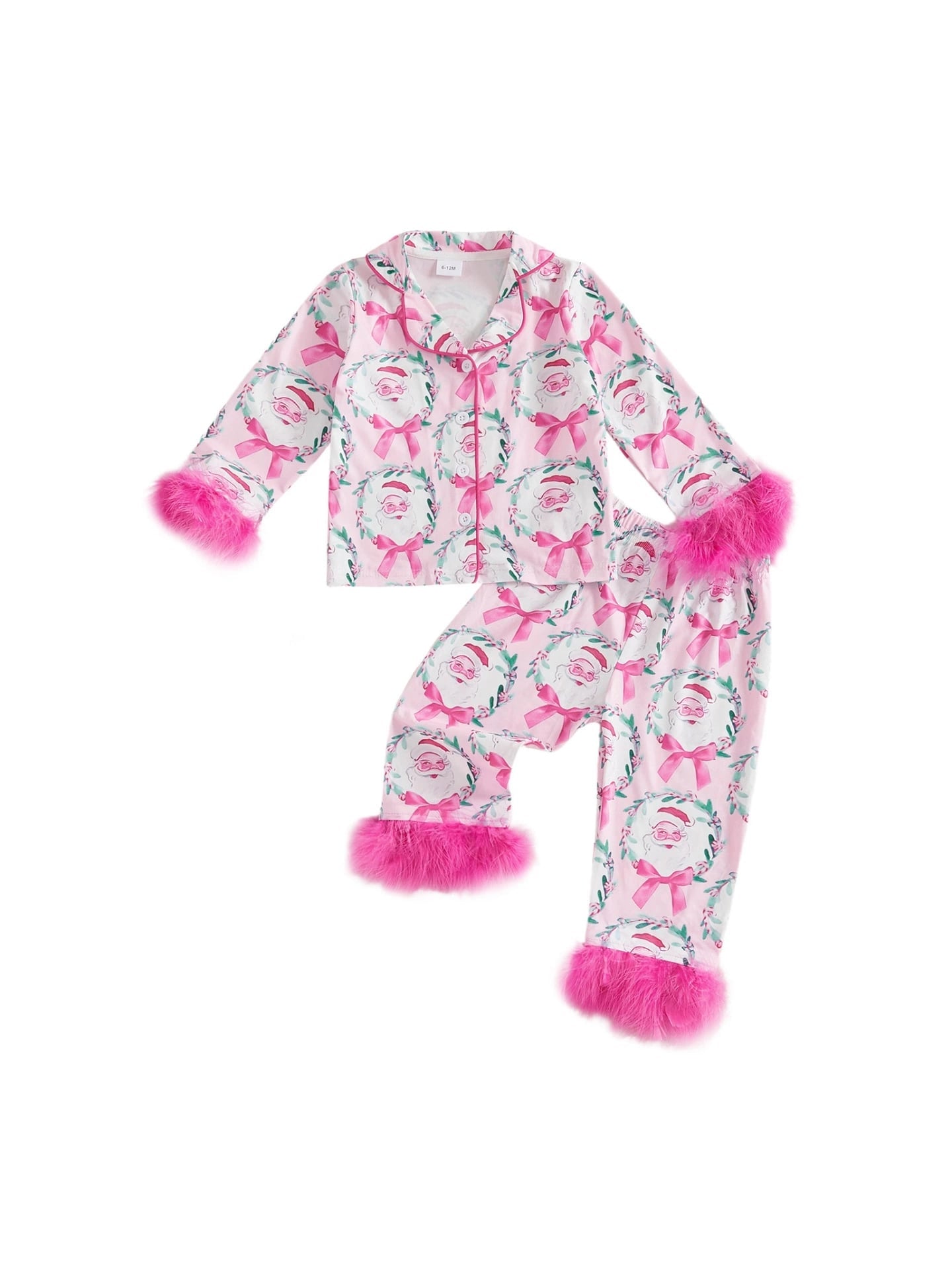 Fluffy Cuff Christmas PJ’s