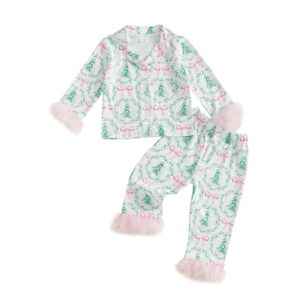 Fluffy Cuff Christmas PJ’s